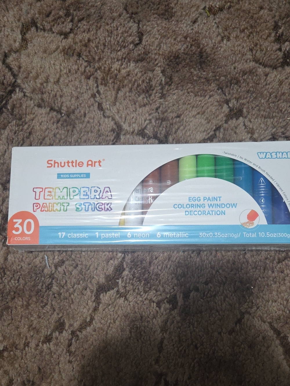 Shuttle Art Tempera Paint Stick Set - Multicolor